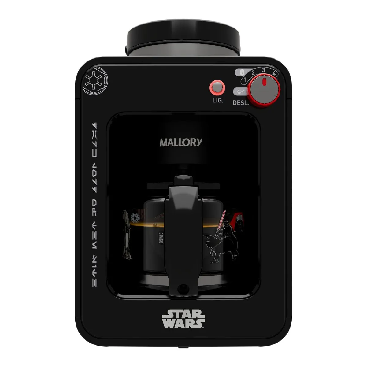 Cafeteira e Moedor de Grãos Star Wars Darth Brew Jarra Especial