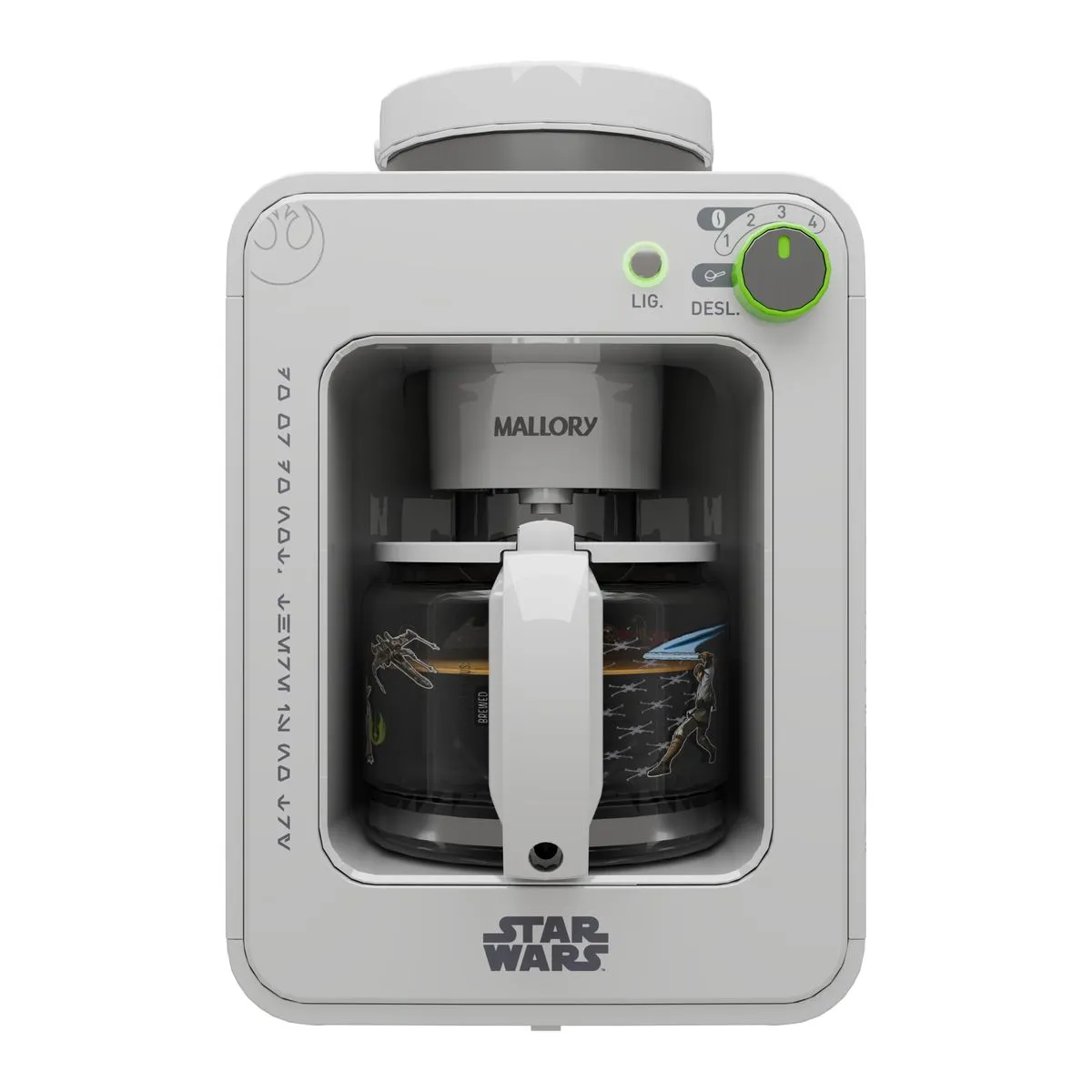 Cafeteira e Moedor de Grãos Star Wars Jedi Brew Jarra Especial