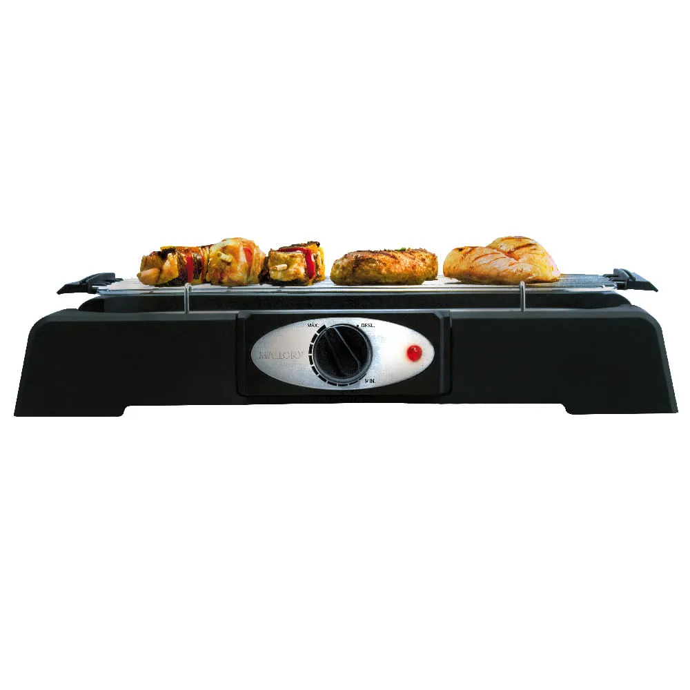 Churrasqueira Elétrica Montana II Preto, 2 em 1 Mesa e Suporte com 82cm de altura