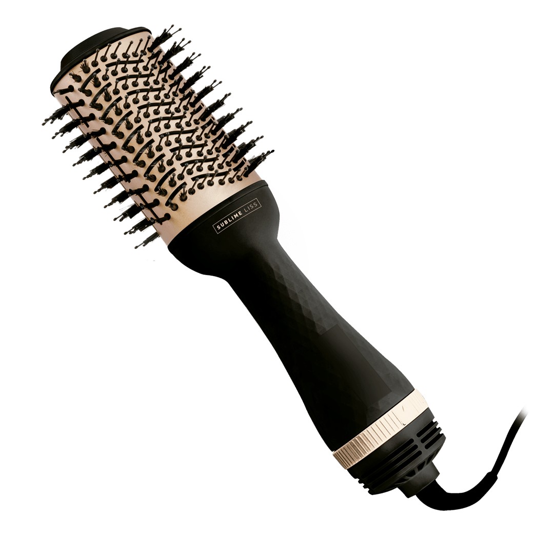 Escova Secadora Sublime Liss 3 em 1, 1200W, 2 Velocidades, Cerdas Mistas, Íon Tourmaline, 3 Temperaturas