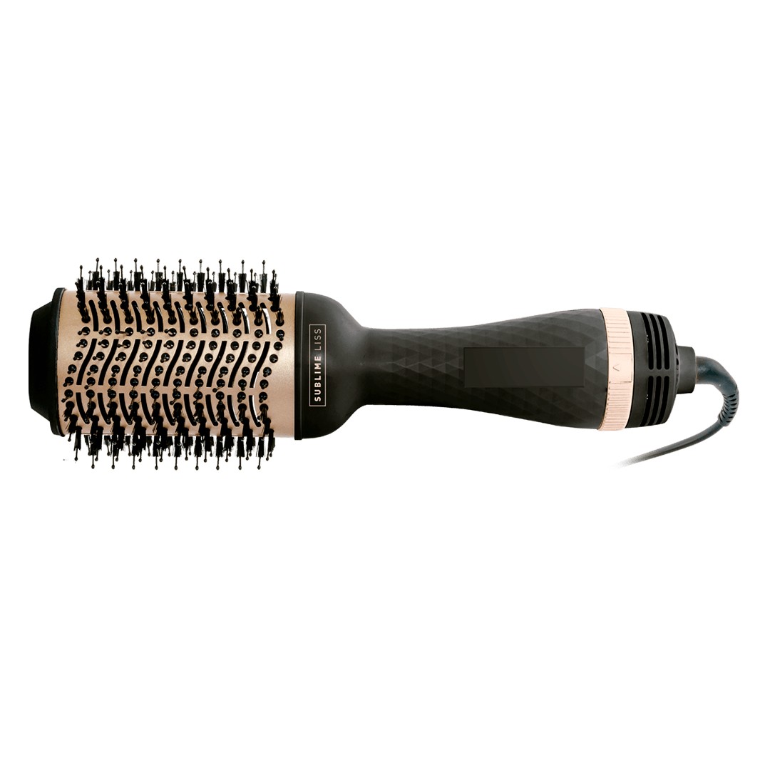Escova Secadora Sublime Liss 3 em 1, 1200W, 2 Velocidades, Cerdas Mistas, Íon Tourmaline, 3 Temperaturas