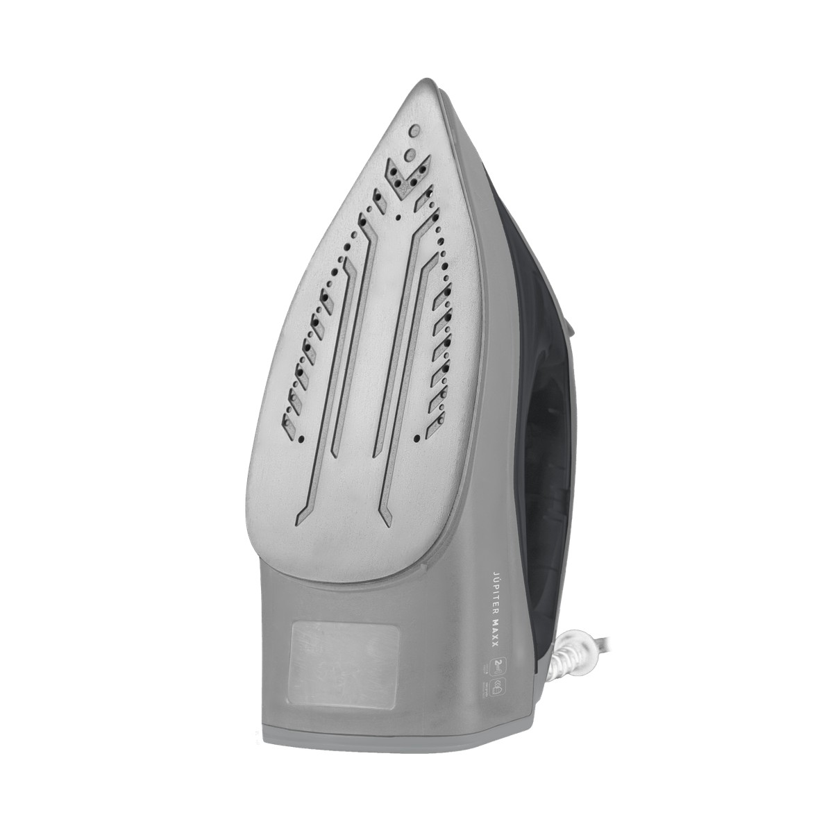 Ferro Jupiter Maxx 2 em 1: A Seco ou a Vapor - Base Antiaderente, Salva Botões, Seletor de Temperatura, Cabo 360º e Reservatório de 260ml