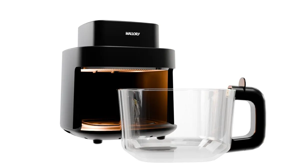 Fritadeira Elétrica SmartGlass - 4,5L, Air Cook 360°, Temperatura até 200°C, Cuba de Vidro Temperado