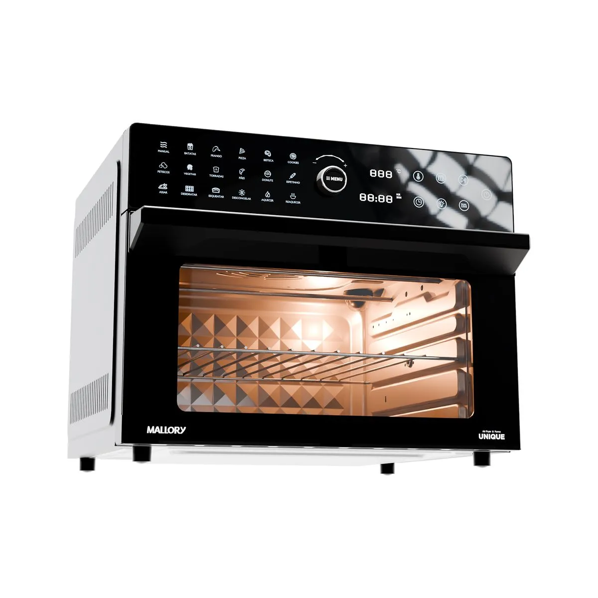 Fritadeira Elétrica Air Oven Unique - 30L, Multifunção, Controle de Temperatura 60°-220°, 7 Acessórios Exclusivos
