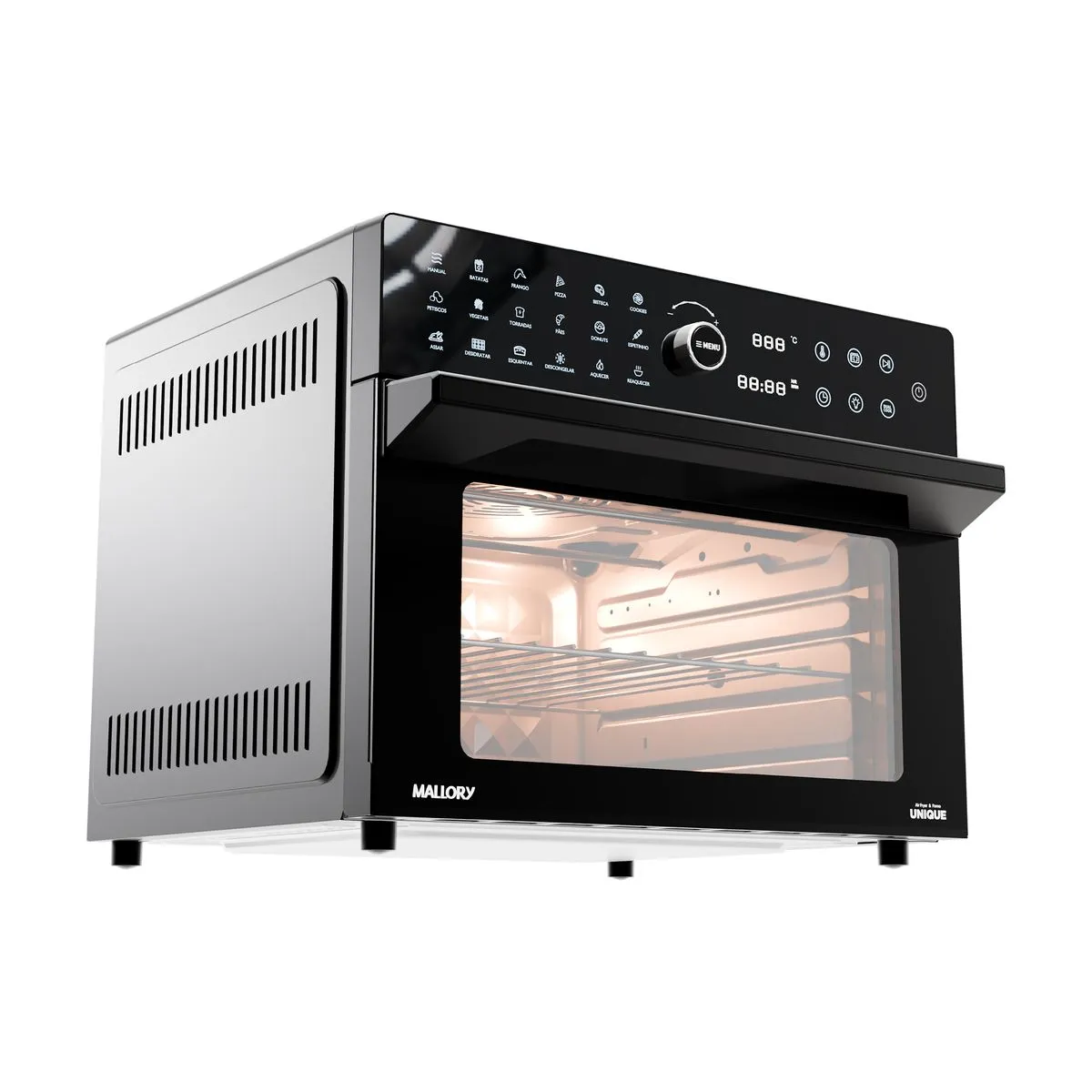 Fritadeira Elétrica Air Oven Unique - 30L, Multifunção, Controle de Temperatura 60°-220°, 7 Acessórios Exclusivos