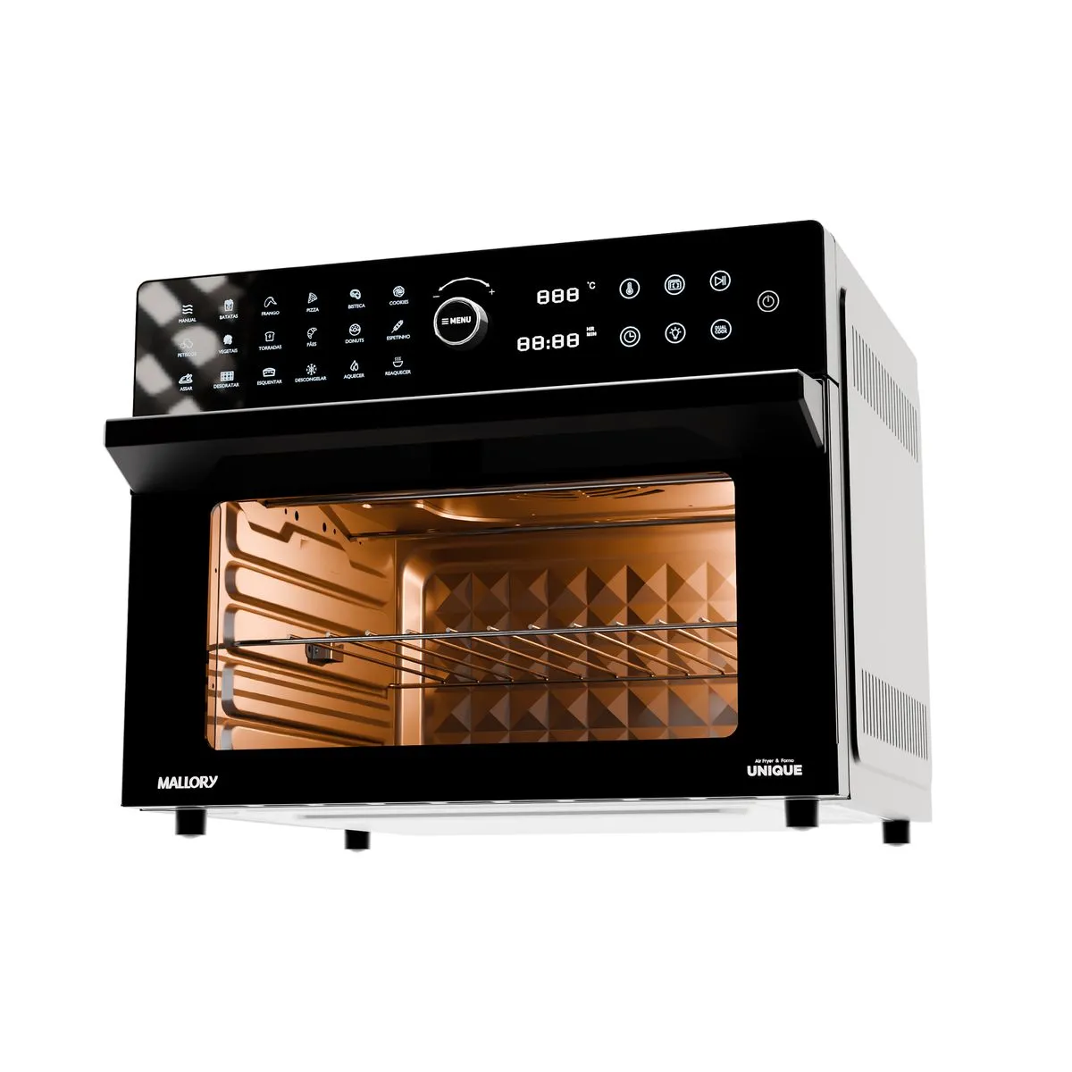 Fritadeira Elétrica Air Oven Unique - 30L, Multifunção, Controle de Temperatura 60°-220°, 7 Acessórios Exclusivos