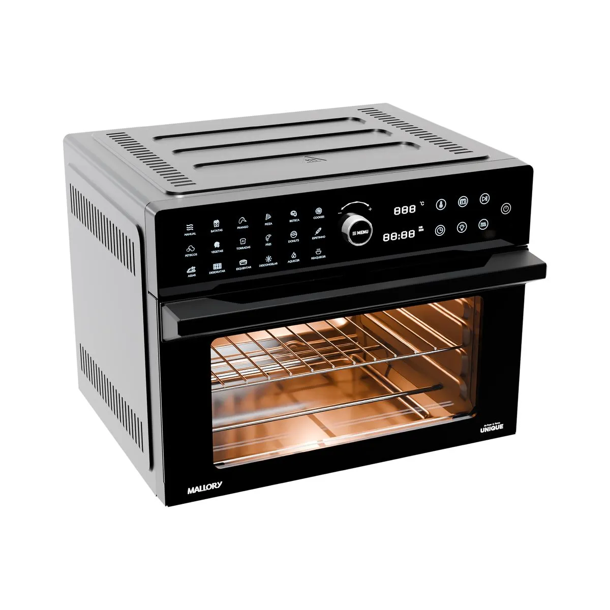 Fritadeira Elétrica Air Oven Unique - 30L, Multifunção, Controle de Temperatura 60°-220°, 7 Acessórios Exclusivos
