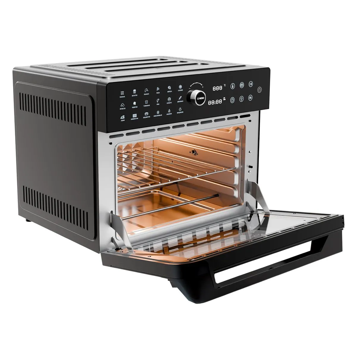 Fritadeira Elétrica Air Oven Unique - 30L, Multifunção, Controle de Temperatura 60°-220°, 7 Acessórios Exclusivos