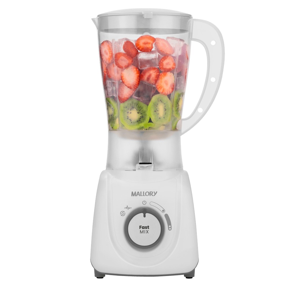 Liquidificador Fast Mix Branco 2 Velocidades 600W com Função Pulsar