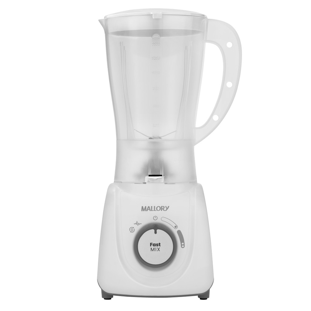 Liquidificador Fast Mix Branco 2 Velocidades 600W com Função Pulsar