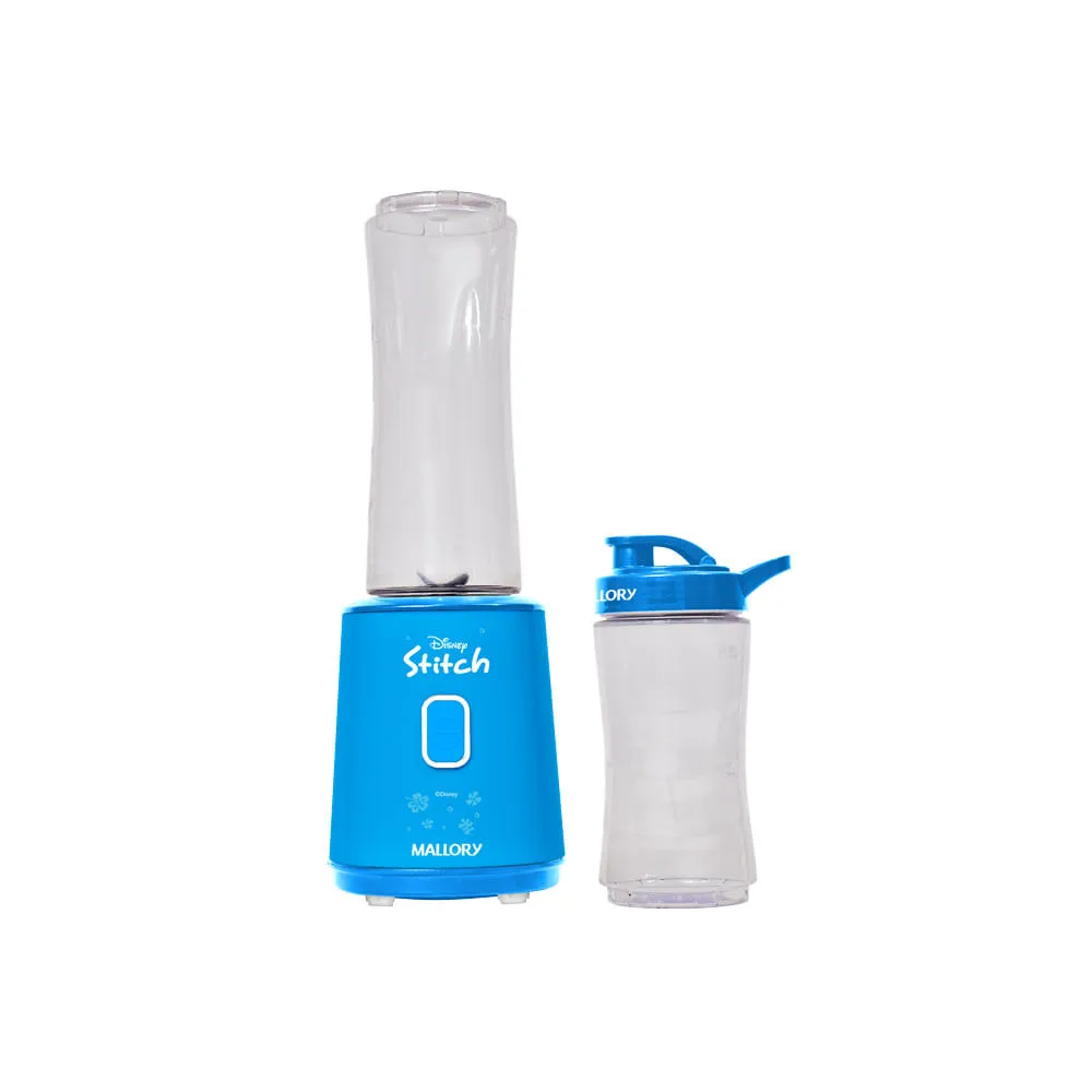 Liquidificador Individual Stitch - 2 Copos: 400ml e 600 ml, 300W de potência, Pés antiderrapantes, Comprimento do cabo de 122cm