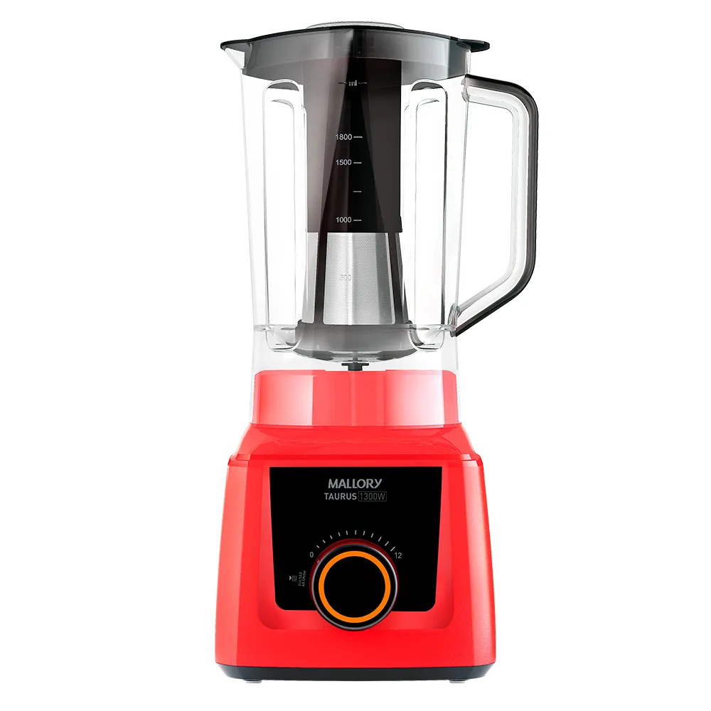 Liquidificador Taurus Vermelho 12 velocidades 1300W