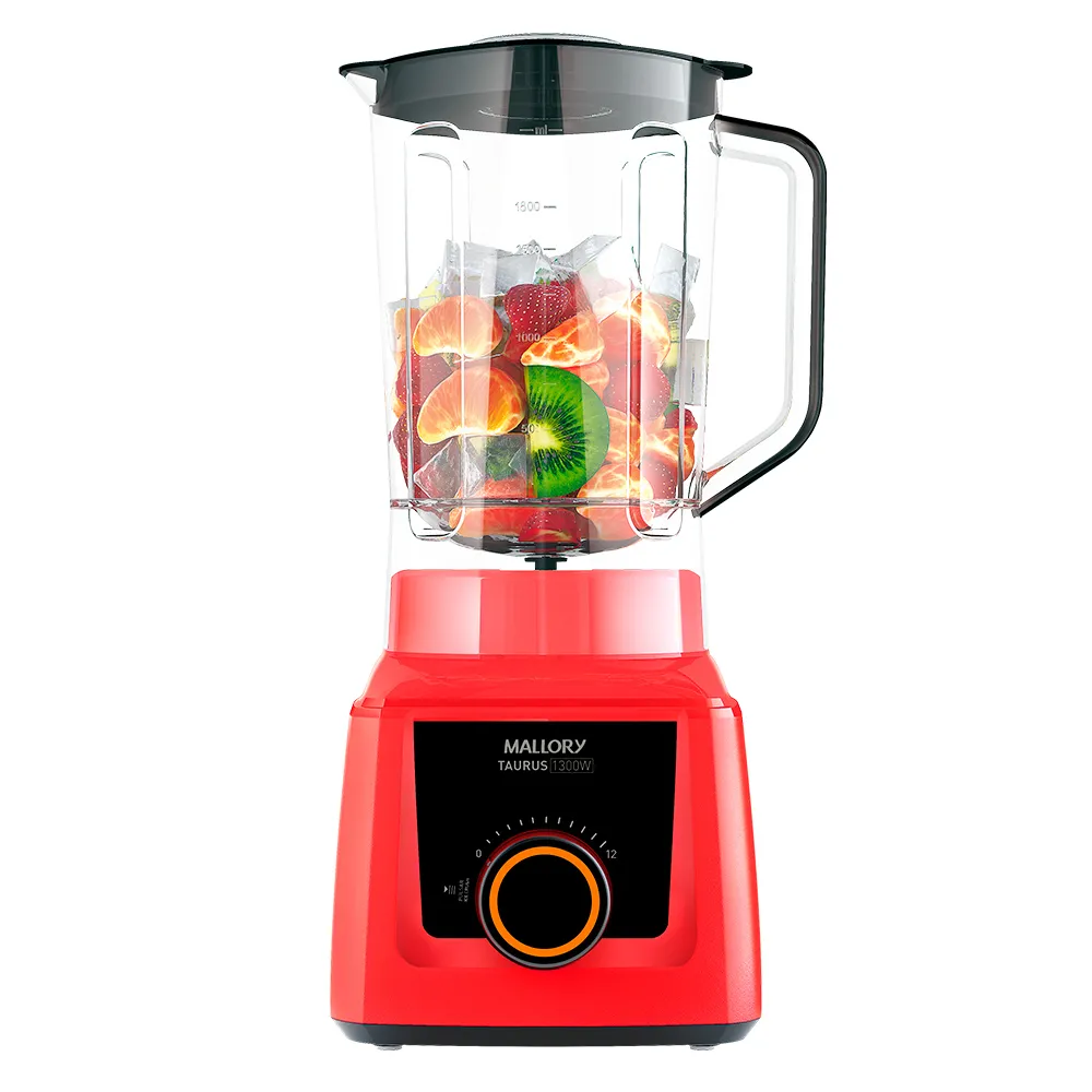 Liquidificador Taurus Vermelho 12 velocidades 1300W