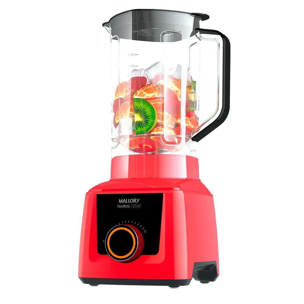 Liquidificador Taurus Vermelho 12 velocidades 1300W