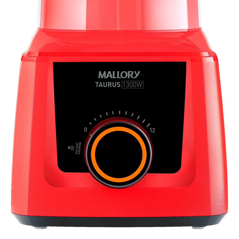 Liquidificador Taurus Vermelho 12 velocidades 1300W