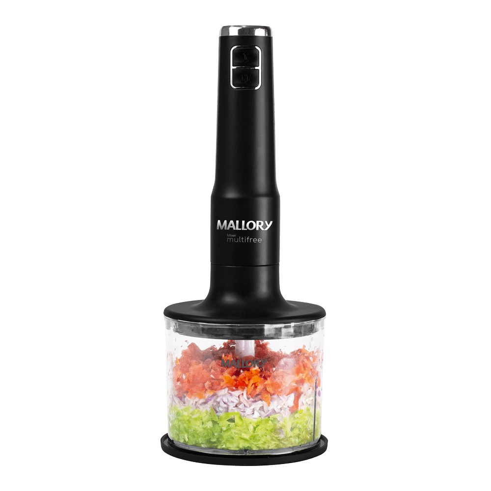 Mixer Multifree - 4 em 1, 14.000 RPM, Bateria de Longa Duração, Função Pulsar e Turbo, Lâminas de Aço Inox, Copo Ultra Resistente