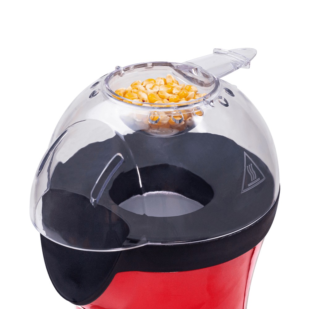 Pipoqueira Elétrica Mickey Mouse - Pipocas Sequinhas e Sem Óleo, Bocal Expedidor, Copo Medidor para Manteiga e Pés Antiderrapantes
