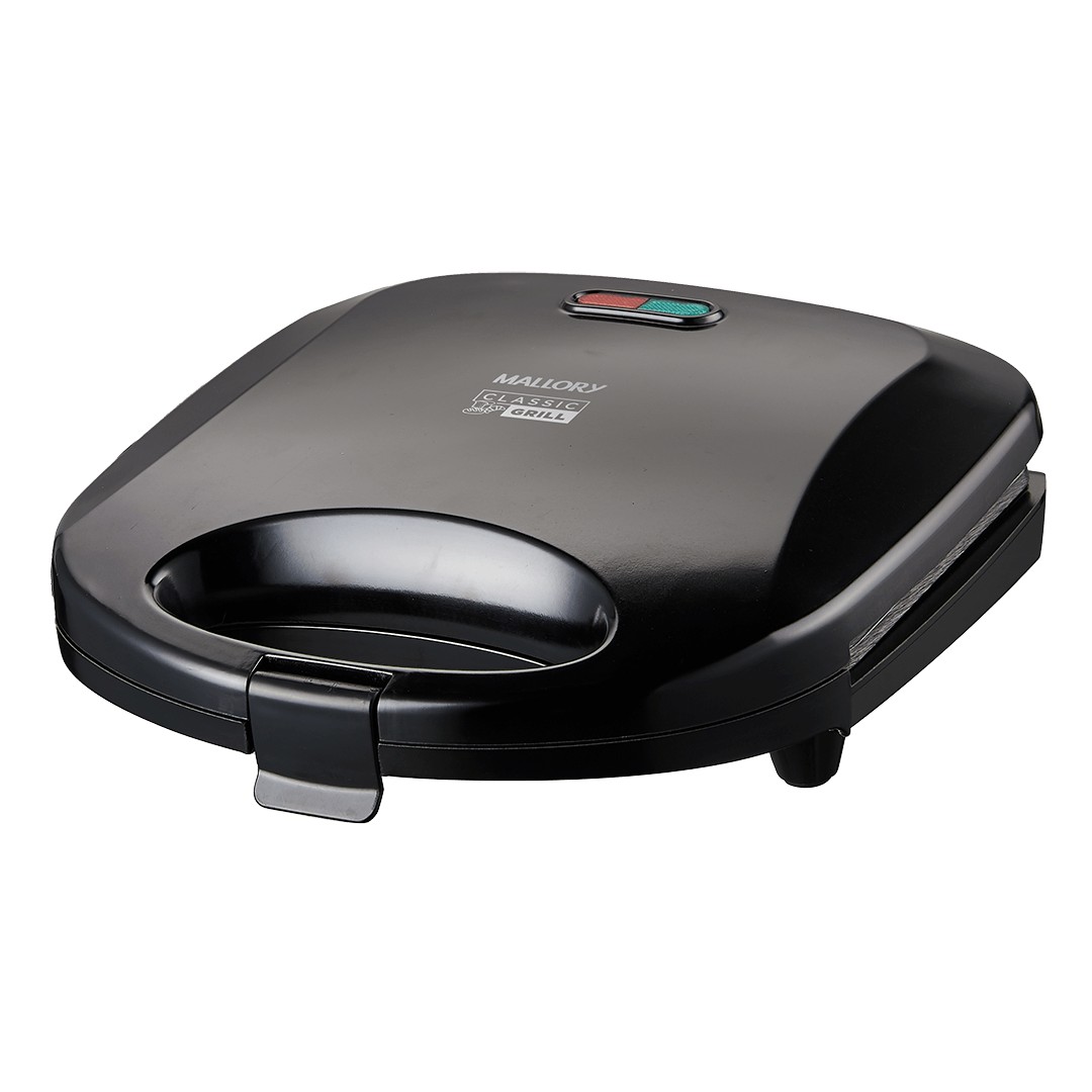 Sanduicheira Elétrica Classic Grill - 2 em 1, Grelha e Assa Pães, Carnes, Peixes e Legumes, Placas Antiaderentes, Luzes LED