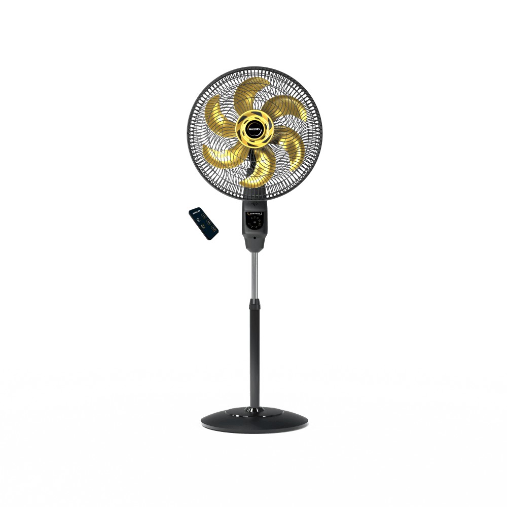 Ventilador de Coluna Chronos 140W, Silencioso, Controle Remoto, Hélice de 6 pás, Auto Desligamento Programável de até 7 Horas- PR -- DR