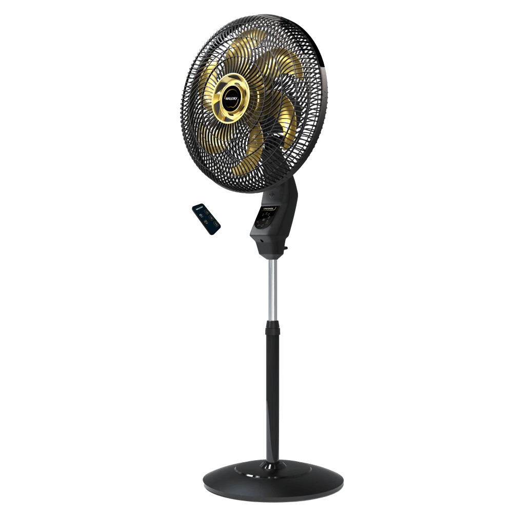 Ventilador de Coluna Chronos 140W, Silencioso, Controle Remoto, Hélice de 6 pás, Auto Desligamento Programável de até 7 Horas- PR -- DR