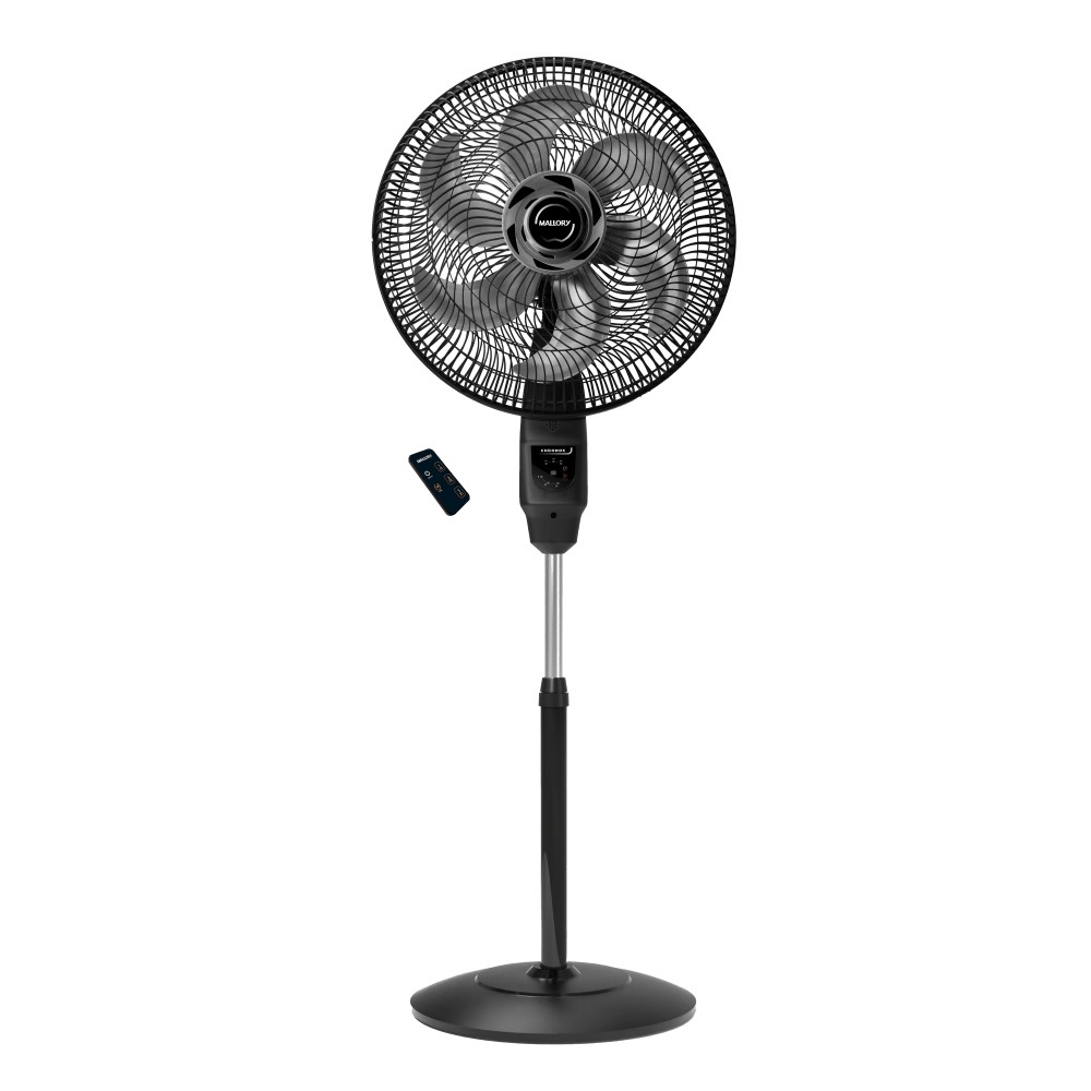 Ventilador de Coluna Chronos 140W, Silencioso, Controle Remoto, Hélice de 6 pás, Auto Desligamento Programável de até 7 Horas- PR -- GR