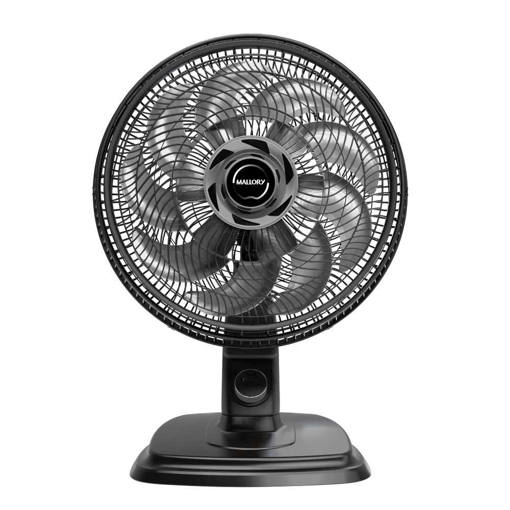 Ventilador de Mesa e Parede Egeo, Silencioso, Hélice de 15 pás, Grade Especial em Sistema TS, Máxima Vazão e Mínimo Ruído -- PR-GR