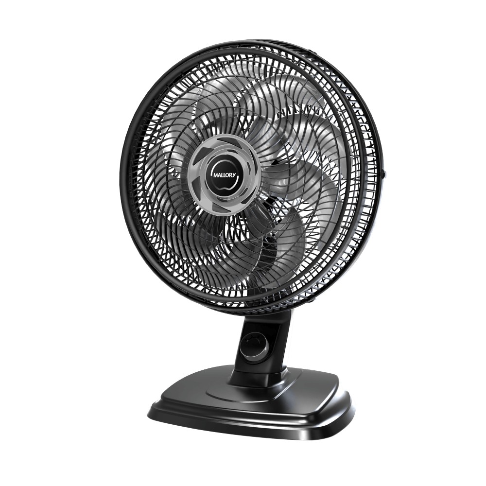 Ventilador de Mesa e Parede Egeo, Silencioso, Hélice de 15 pás, Grade Especial em Sistema TS, Máxima Vazão e Mínimo Ruído -- PR-GR