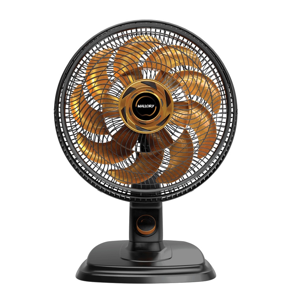 Ventilador de Mesa e Parede Egeo, Silencioso, Hélice de 15 pás, Grade Especial em Sistema TS, Máxima Vazão e Mínimo Ruído -- PR-DR