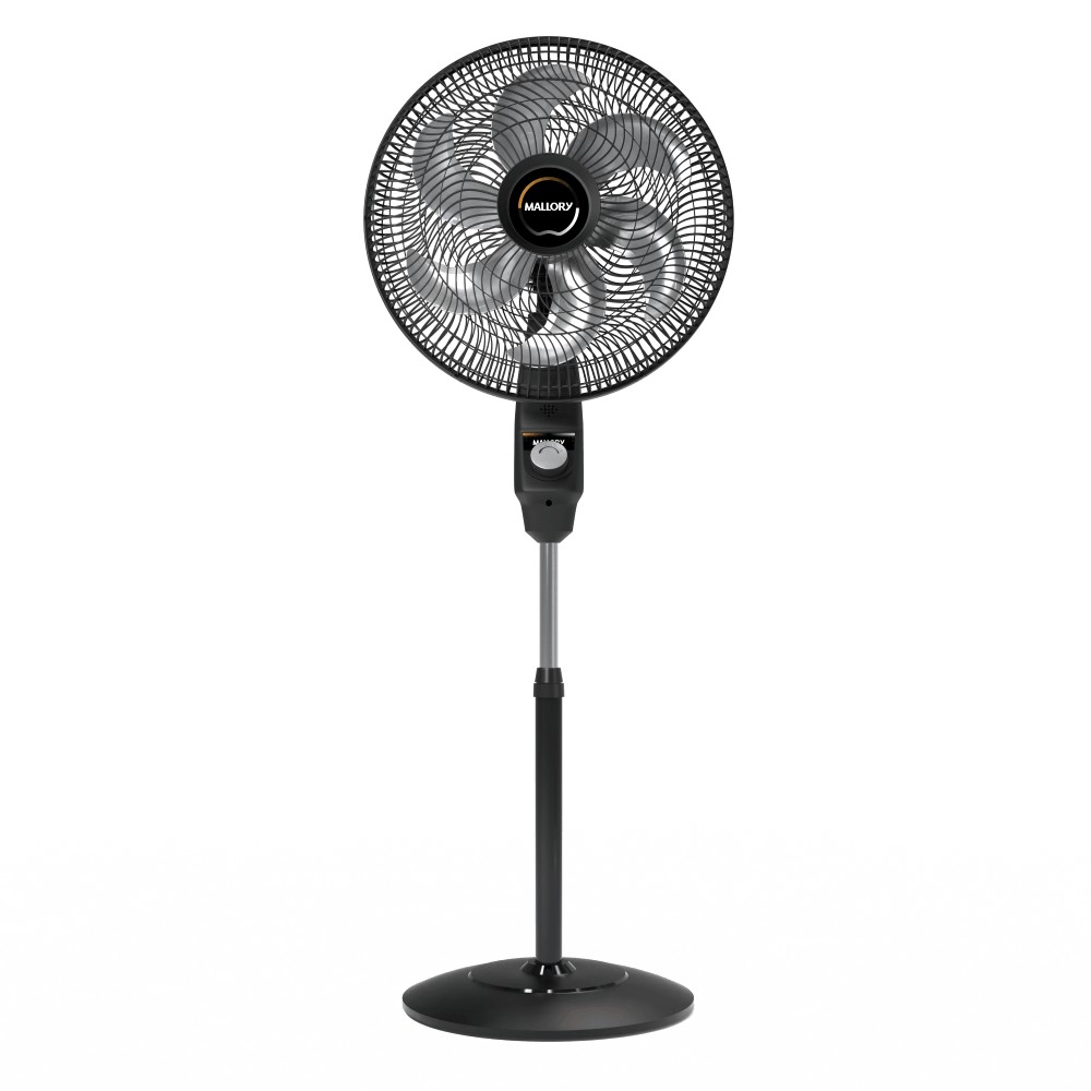 Ventilador de Coluna EOLO 6 Pás 3 Velocidades, 126W Altura Ajustável 1,12--1,30m - Frescor Potente e Prático