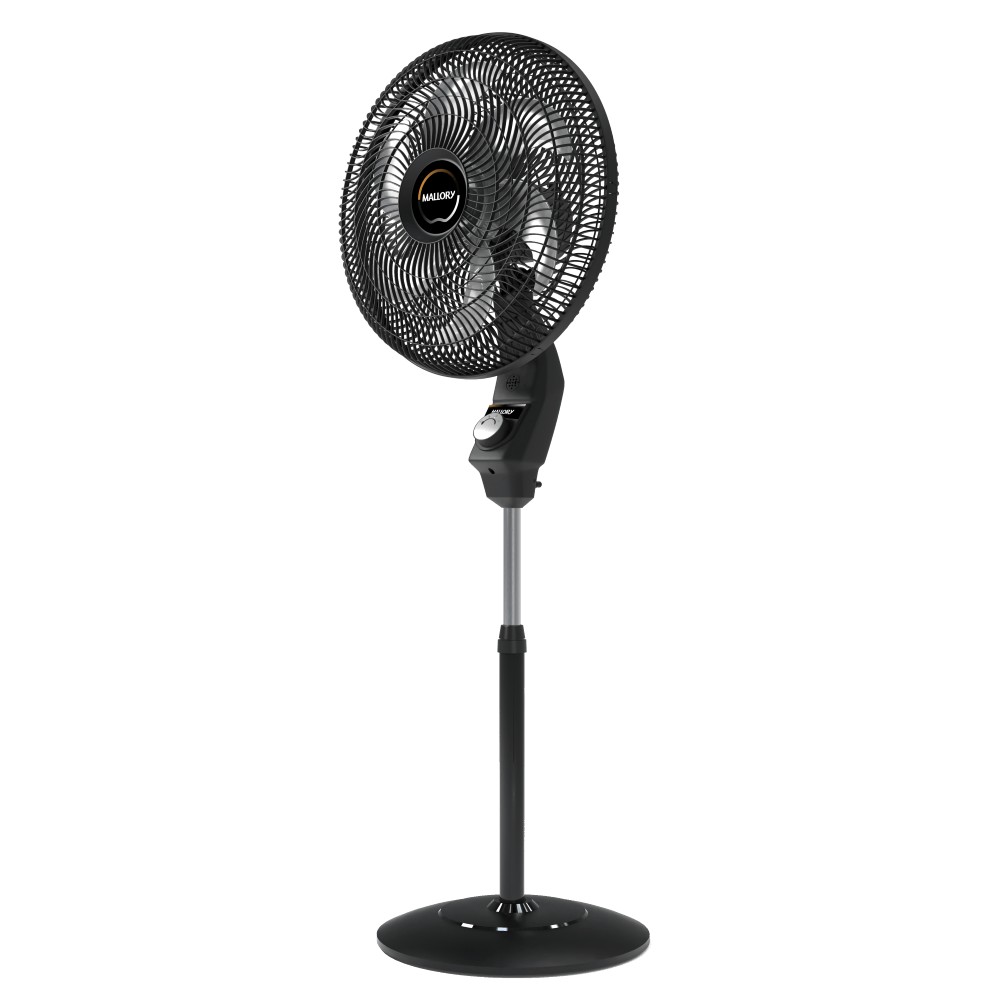 Ventilador de Coluna EOLO 6 Pás 3 Velocidades, 126W Altura Ajustável 1,12--1,30m - Frescor Potente e Prático