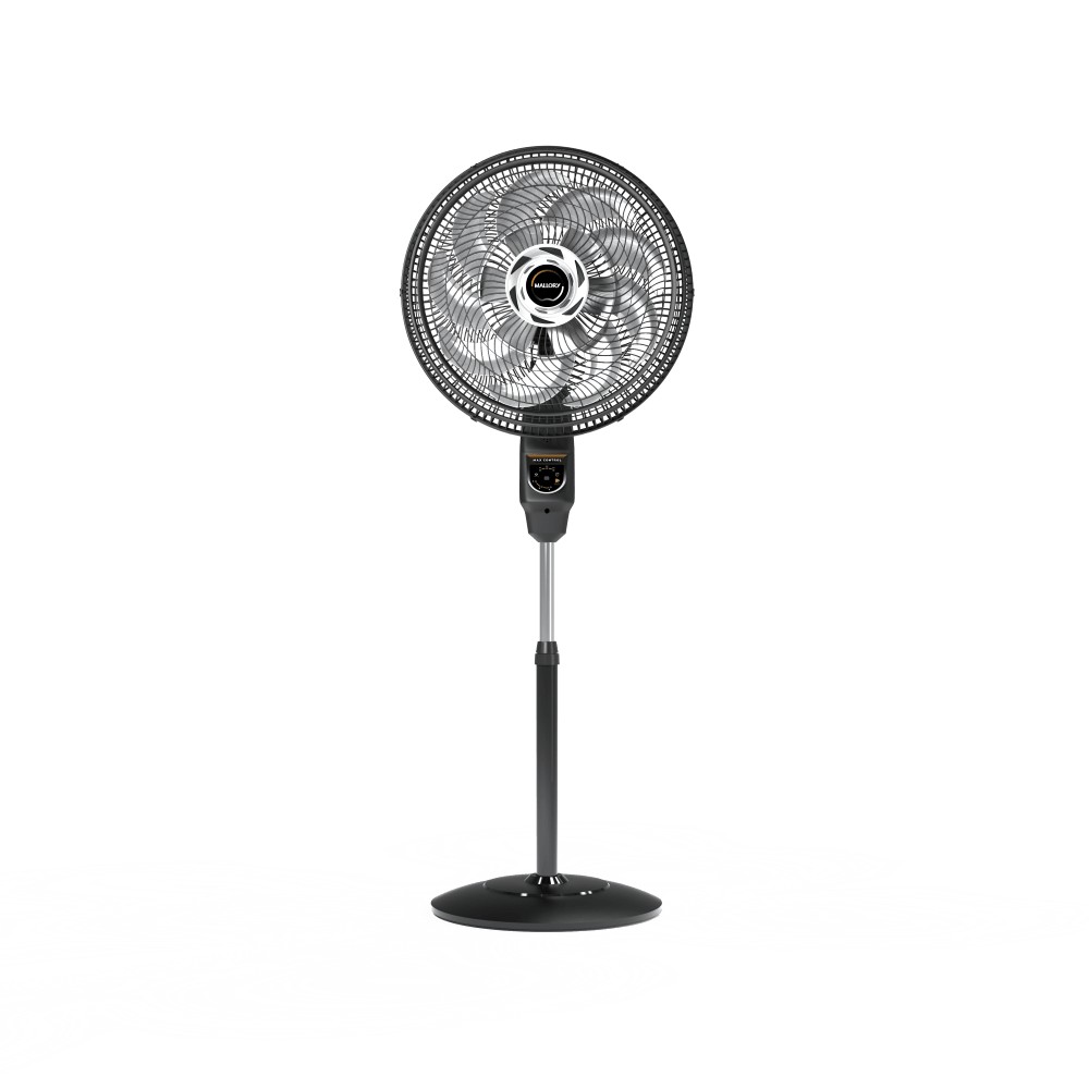 Ventilador de Coluna Max Control Com Controle Remoto 140W, Silencioso, Com Hélice de15 pás, Máxima Vazão e Mínimo Ruído - PR-GR